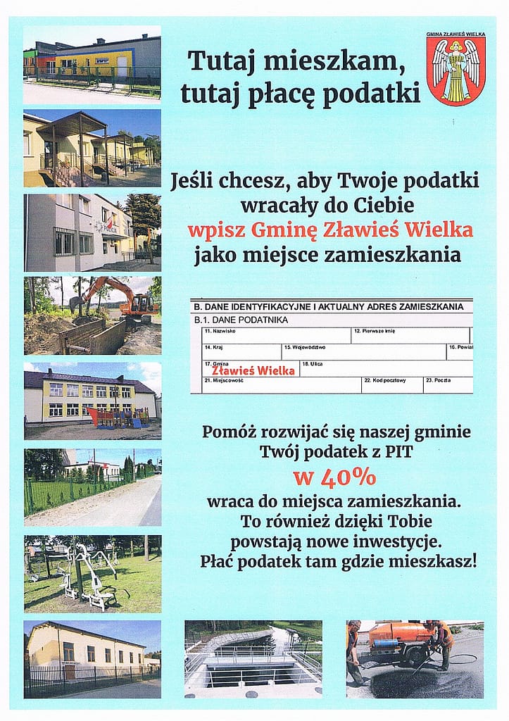 Tu mieszkam, tu płacę podatki