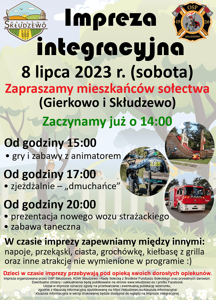 Impreza Integracyjna 2023 - plakat